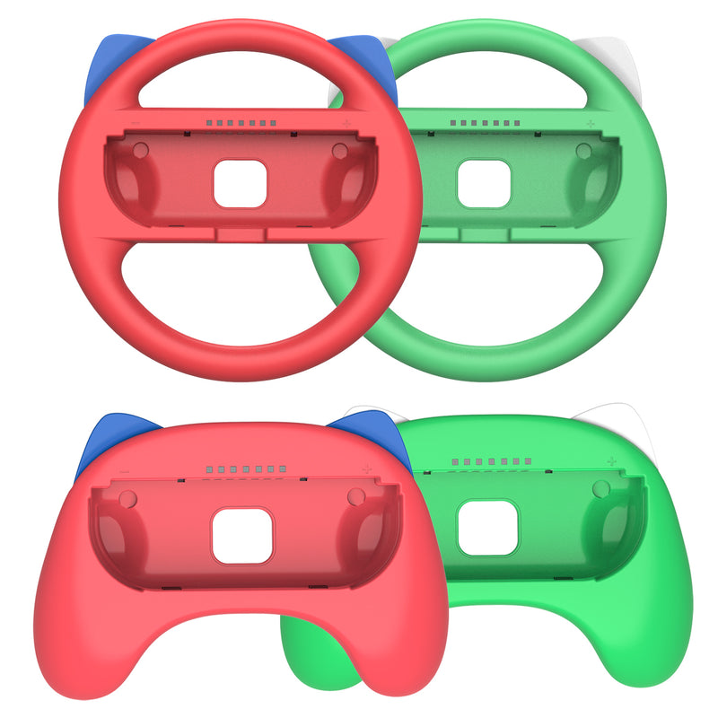 Mytrix Racing Wheels Hand Grips Accessories for Nintendo Switch Joy Con Mytrix Racing Wheels Hand Grips Accessories for Nintendo Switch Joy Con