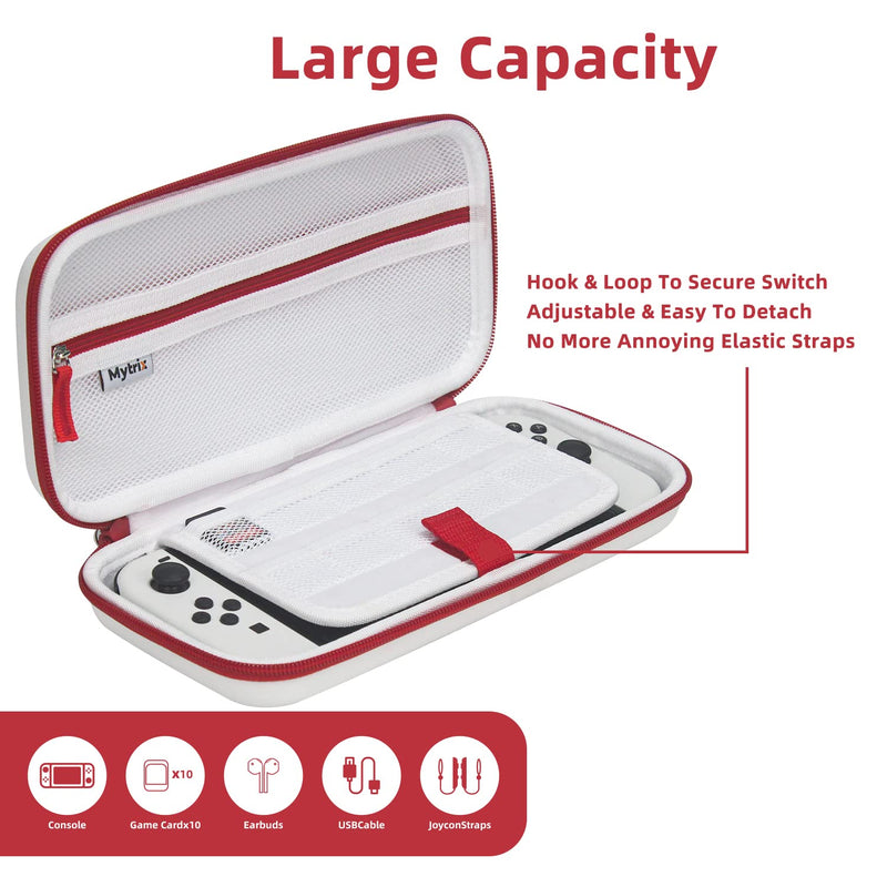 Mytrix Tuoro Switch Carrying Case for Nintendo Switch & Newest Switch OLED, Protective Travel Storage Bag with Shoulder Strap & 10 Card Slots Mytrix Tuoro Switch Carrying Case for Nintendo Switch & Newest Switch OLED, Protective Travel Storage Bag with Shoulder Strap & 10 Card Slots