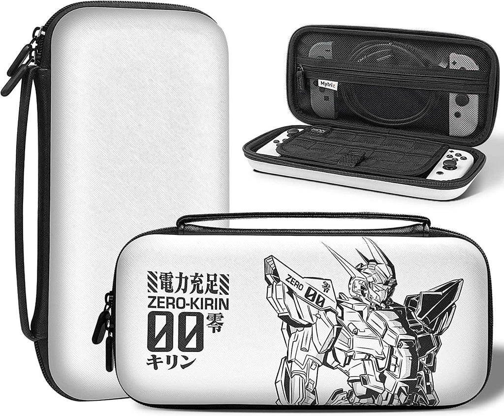 Mytrix Switch Carrying Case for Nintendo Switch & Switch OLED, Zero-Kirin  Protective Travel Storage Bag with Pocket & 10 Game Card Slots