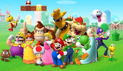 The relationship between the Nintendo characters: Mario, Luigi, and Mario's friends