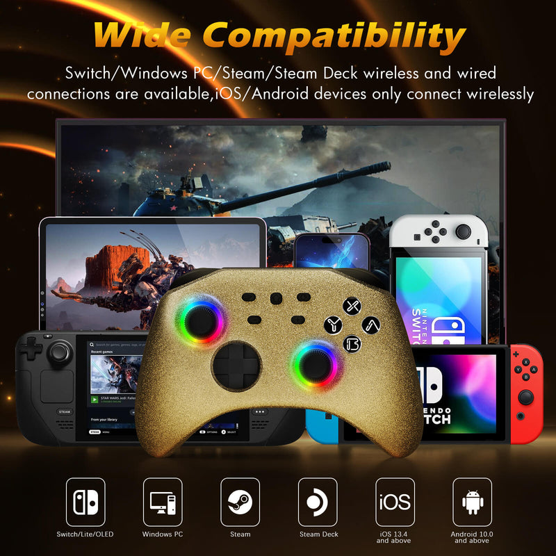 Mytrix Gold Glitter Wireless Pro RGB Controller