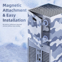 Mytrix Custom X-Box Series X Cover Skin, Magnetic Protective Case for Easy Installation