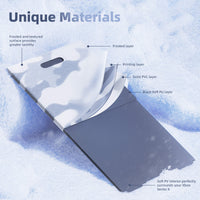 Wraps for Xbox Series X Console, Mytrix Custom X-Box Series X Cover Skin, Magnetic Protective Case for Easy Installation, Full Protection -Gray Camo