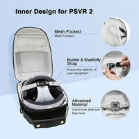 Mytrix Portable Hard Shell Travel Case Storage For PS VR2