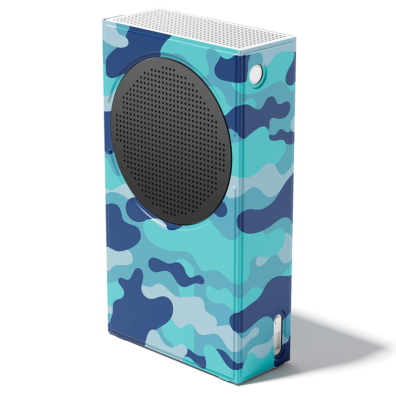 Mytrix Custom X-Box Series S Cover Skin - blue camo