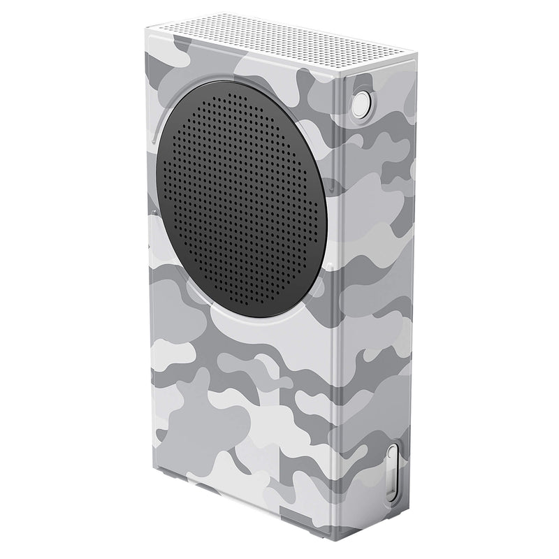 Wraps for Xbox Series S Console, Mytrix Custom X-Box Series S Cover Skin, Magnetic Protective Case for Easy Installation, Full Protection -Gray Camo