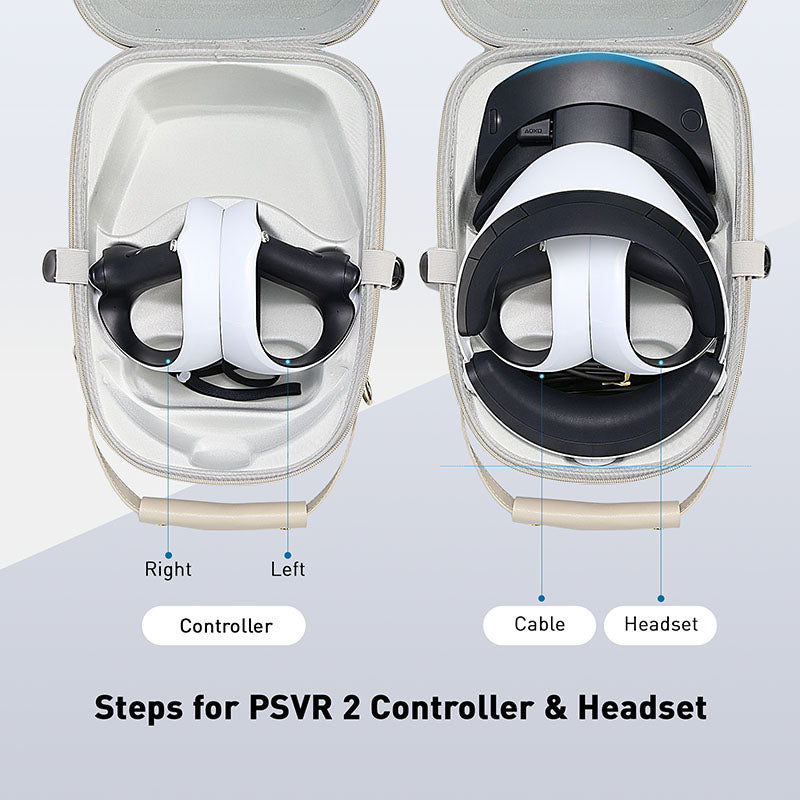 IGRL Headset Organizer for PSVR2 Console, Playstation5 VR2 Controllers