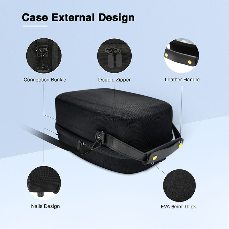 Mytrix Portable Hard Shell Travel Case Storage For PS VR2