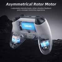 Mytrix Crystalarc Pro Wireless PC Controller with Charging Dock - Bluetooth & 2.4G, Hall Effect Joysticks, 2-in-1 Triggers, 1000Hz Report Rate, 4 Macro Keys, ABXY Micro Switch