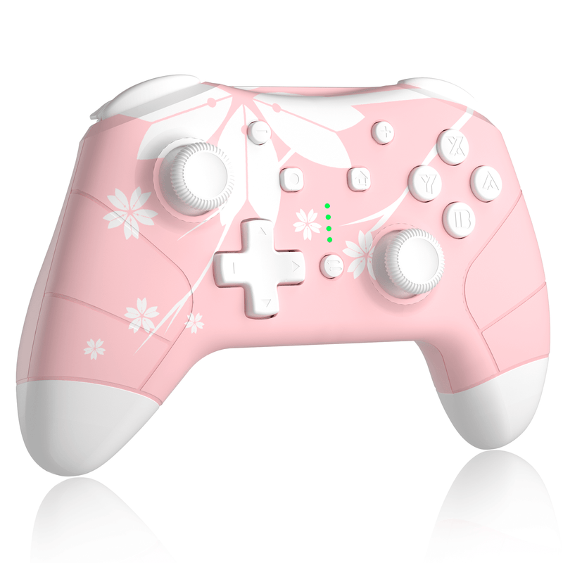 Mytrix Sakura Cherry Pink Wireless Switch Pro Controller for