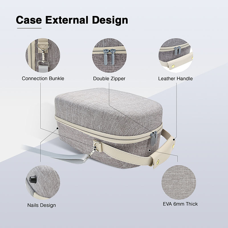 Grey Carrying Case Compatible With PlayStation VR2