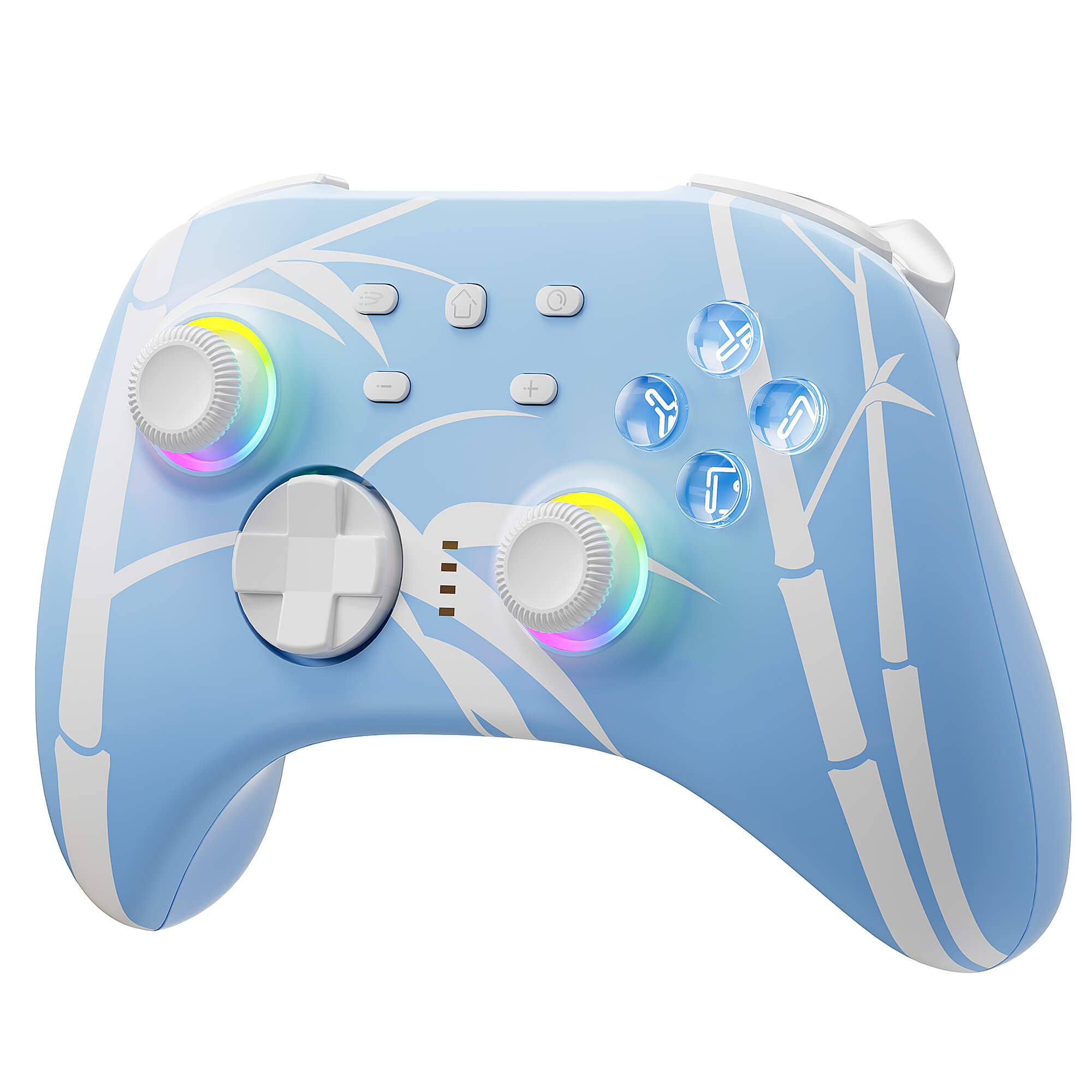 Blue Bamboo Bluetooth Pro Controller with Hall Effect Joysticks