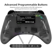 Mytrix Zero-Kirin Wireless Pro RGB Controller With Programmable Back Buttons And Turbo
