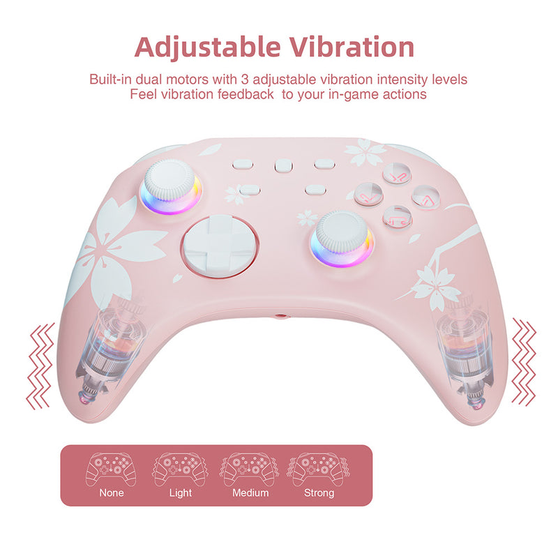 Mytrix Pro Wireless Controller Sakura Pink