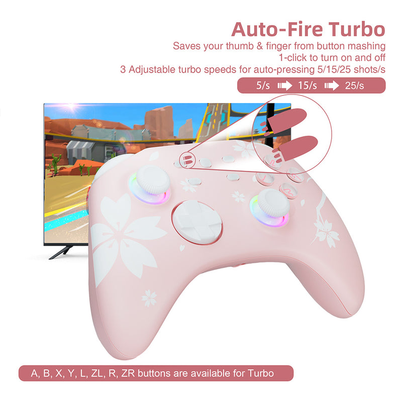 Mytrix Pro Wireless Controller Sakura Pink