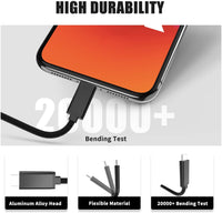 Mytrix USB C to USB C 60W Cable 2-Pack (6FT & 10FT)