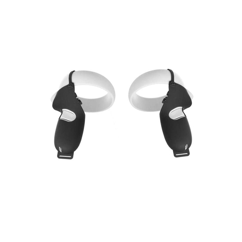 Mytrix Silicone Grip Cover for Meta/Oculus Quest 2 VR Controllers, Anti-Throw Handle Protecting Sleeve Quest 2 Accessories - Black