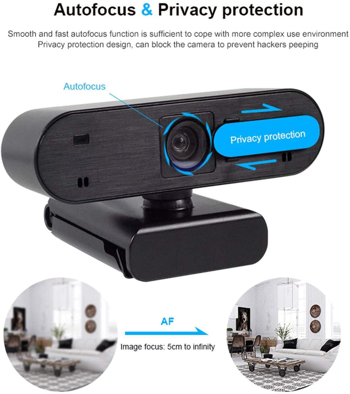 Mytrix AutoFocus Full HD 1080P PC USB Webcam