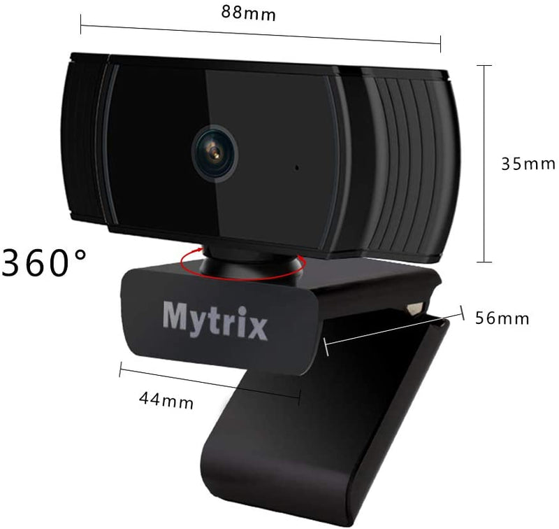 Mytrix AutoFocus Full HD 1080P Webcam With Privacy Protector
