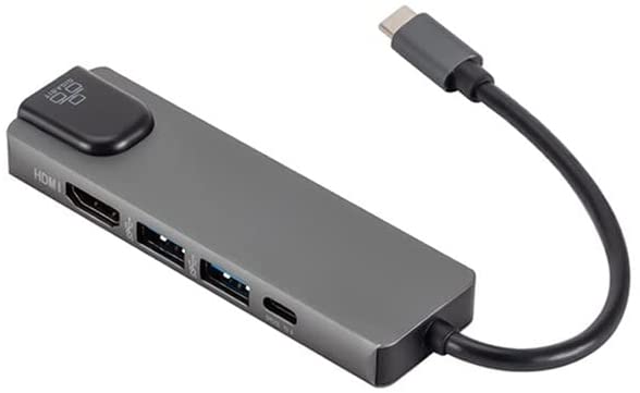 Mytrix Steam Deck Tempered Glass Screen Protector USB Extension Hub Bundle, 9H Anti-Scratch Protector with 5-in-1 Fast Charging Type C Hub