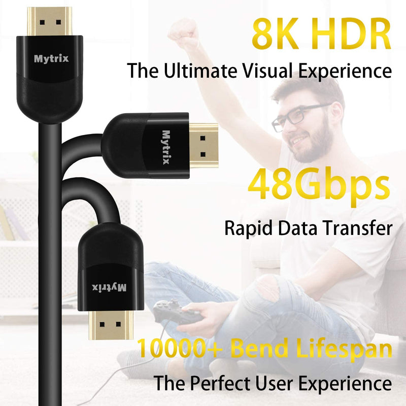 Mytrix HDMI to HDMI 8K HDMI Cable (5FT/6.6FT)