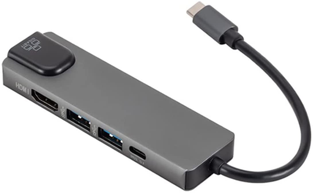 Hub USB C -4 in 1 Porte USB Multiple per pc Docking Station hub USB c