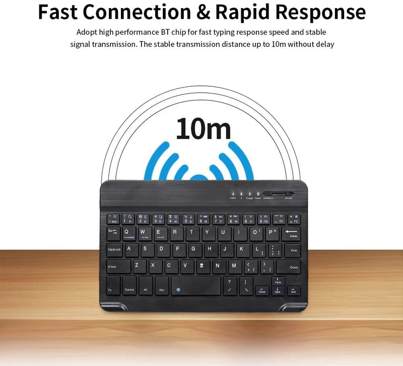 Wireless Bluetooth Keyboard for Steam Deck, Mytrix Slim Compact Keyboard for Linux, Windows, Mac, Laptop, PC, Notebook
