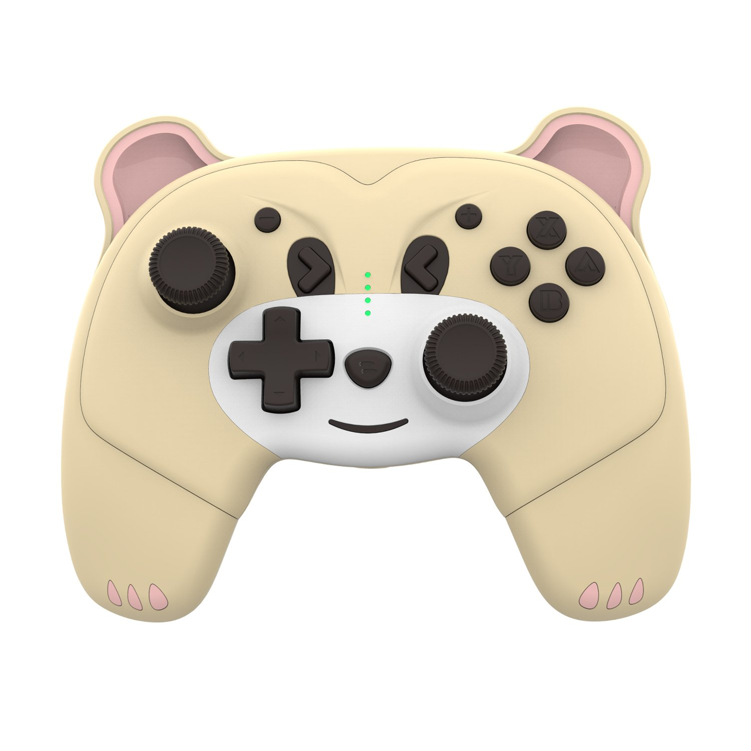 Mytrix Perry the Yellow Bear Wireless Switch Pro Controller with Macro ...