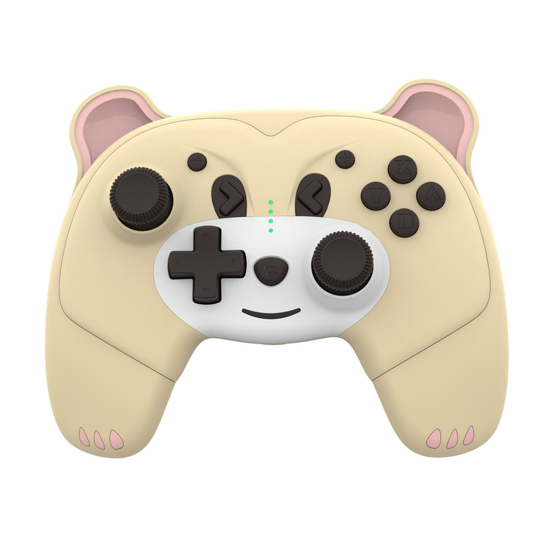 Yellow bear shape nintendo switch pro controller
