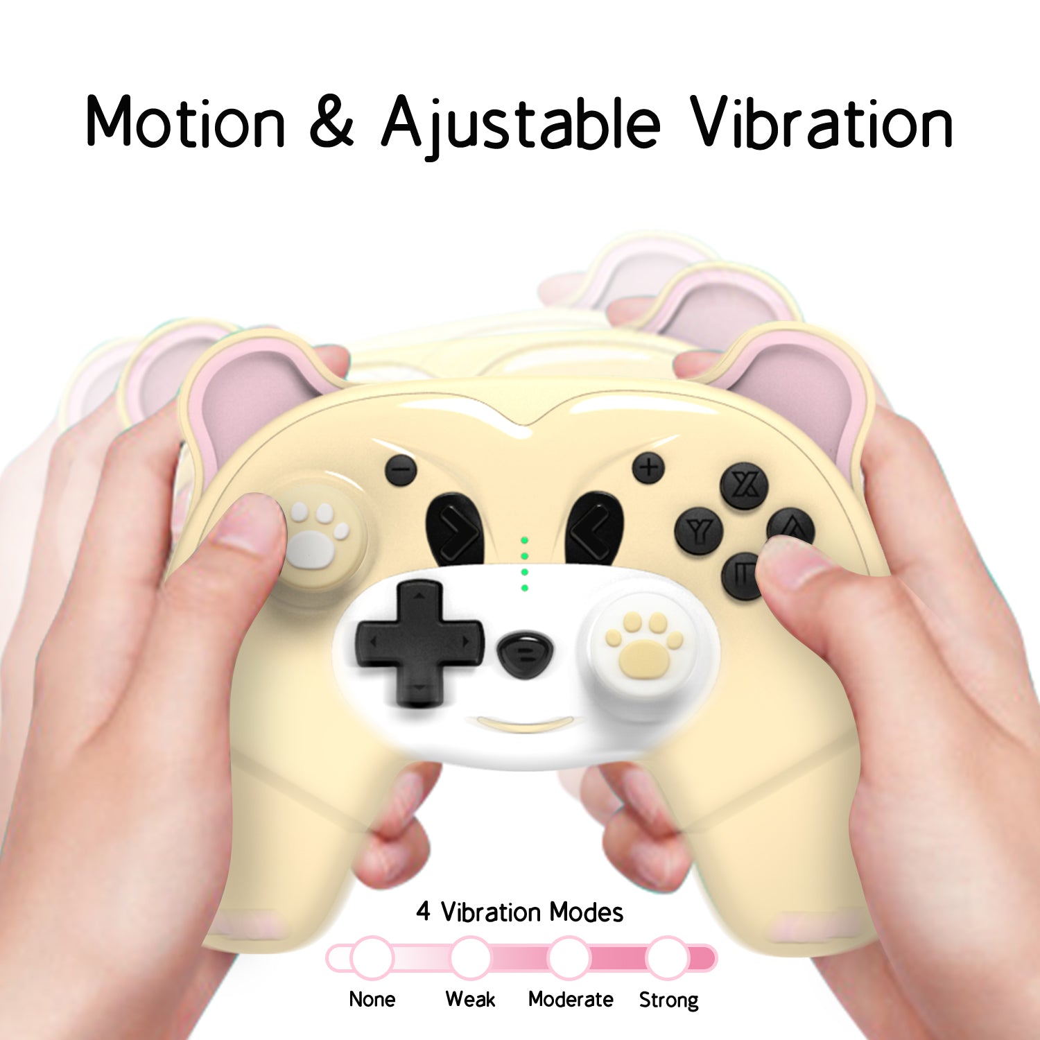 Mytrix Perry the Yellow Bear Wireless Switch Pro Controller with Macro ...