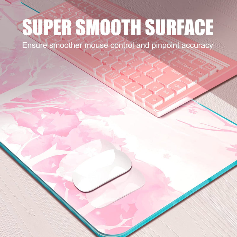 Pink cherry mousepad with RGB light