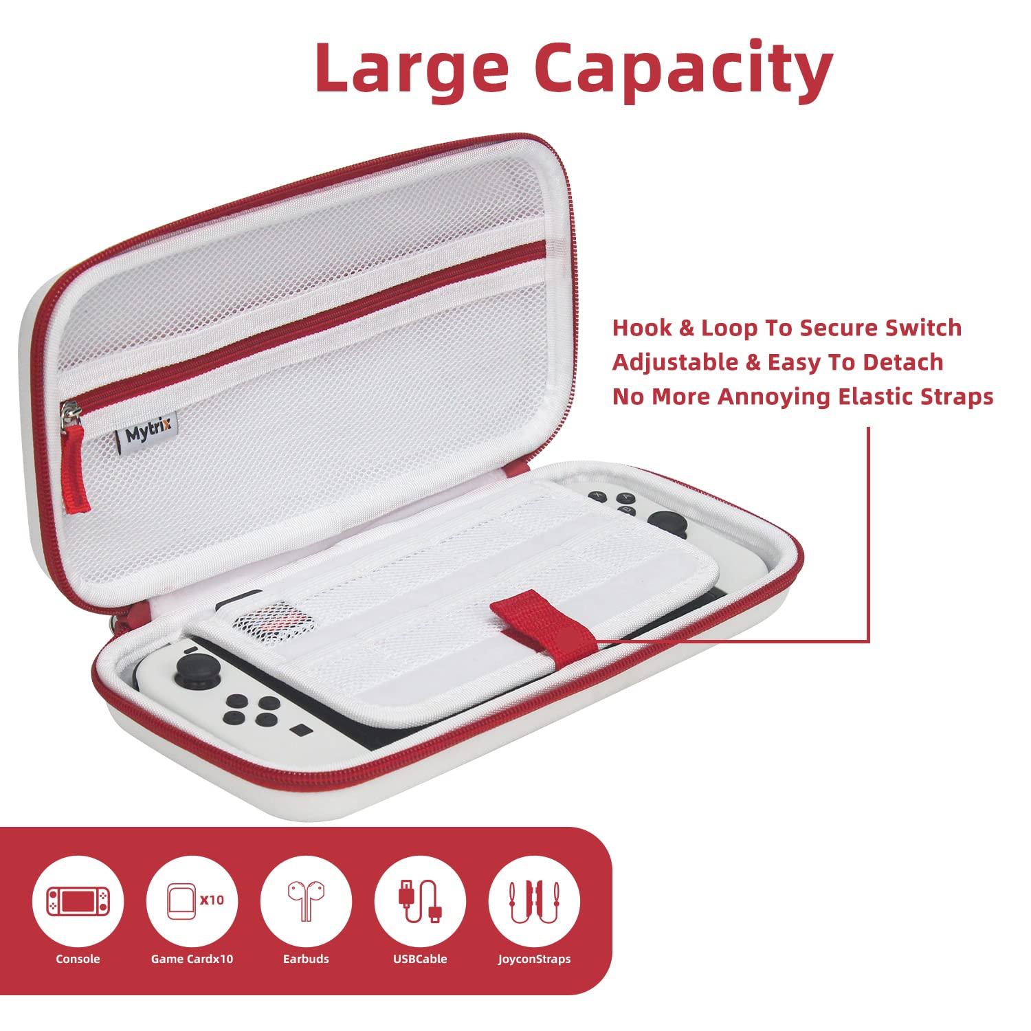 Mytrix Tuoro Switch Carrying Case for Nintendo Switch & Switch OLED ...