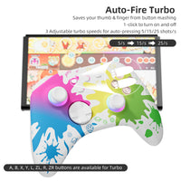 Mytrix Splashy Wireless Pro RGB Controller with Programmable Back Buttons and Turbo, for Nintendo Switch, PC, Android & iOS