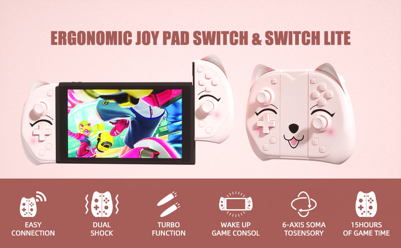 Mytrix Peachie - JoyPad For Nintendo Switch