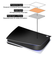 Mytrix Full Body Protective Skin Stickers for Playstation 5, Durable Vinyl Decal Style Easy Apply Skin Wrap Stickers