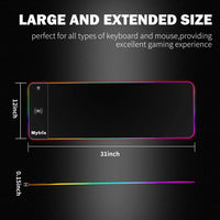 Mytrix Large RGB Wireless Charger Gaming Mouse Pad