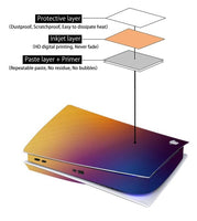 Mytrix Full Body Protective Skin Stickers for Playstation 5, Durable Vinyl Decal Style Easy Apply Skin Wrap Stickers