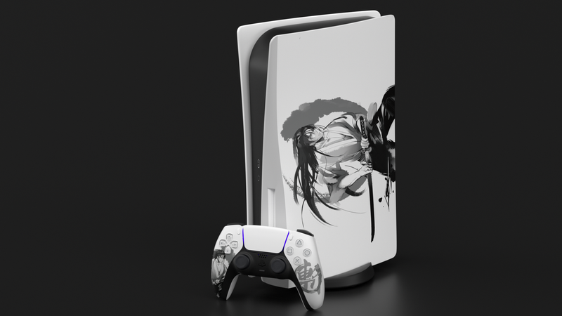 Mytrix Full Body Protective Skin Stickers for Playstation 5, Durable Vinyl Decal Style Easy Apply Skin Wrap Stickers